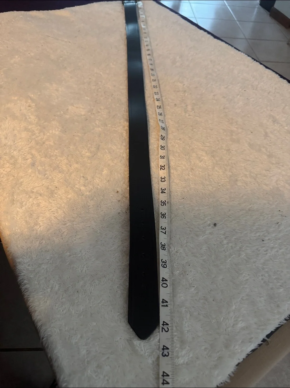 TASK FORCE TACTICAL BELT 38” leather black with removable metal buckle